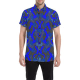 Men's All Over Print Short Sleeve Shirt (Large Size)