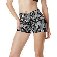 Women's All Over Print Yoga Shorts