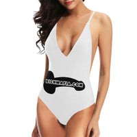 Women's Lacing Backless One-Piece Swimsuit