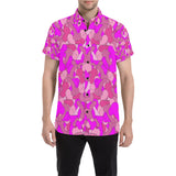 Men's All Over Print Short Sleeve Shirt (Large Size)