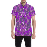 Men's All Over Print Short Sleeve Shirt (Large Size)