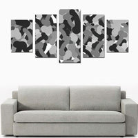 Canvas Wall Art Prints (No Frame) 5-Pieces / Set D