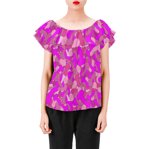 Women's A-line Chiffon Blouse