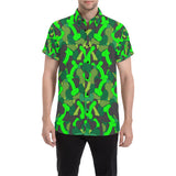 Men's All Over Print Short Sleeve Shirt (Large Size)